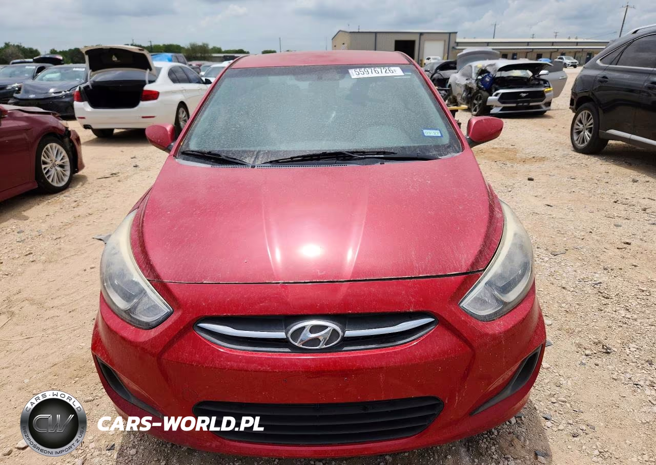 2015 Hyundai Accent Gls VIN:KMHCT4AEXFU907776 - 5