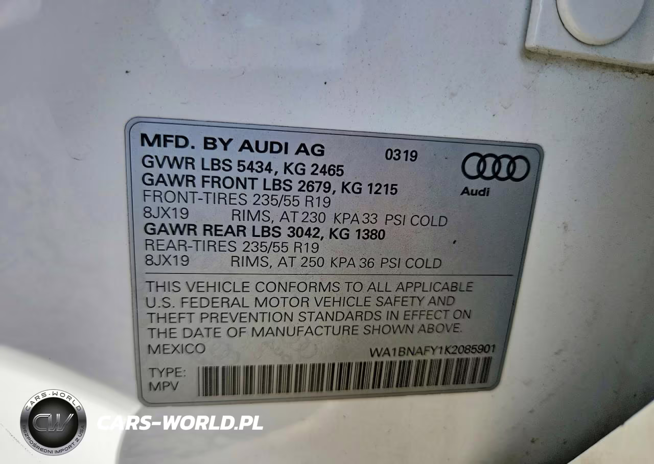 2019 Audi Q5 Premium Plus VIN:WA1BNAFY1K2085901 - 14