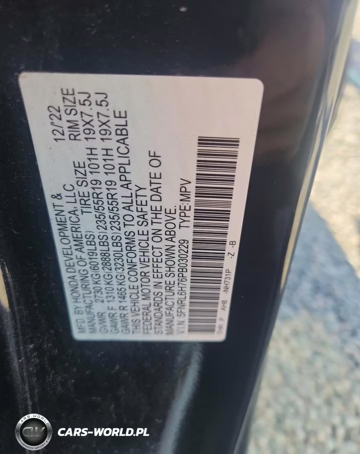 2023 Honda Odyssey Sport-L VIN:5FNRL6H76PB030229 - 13