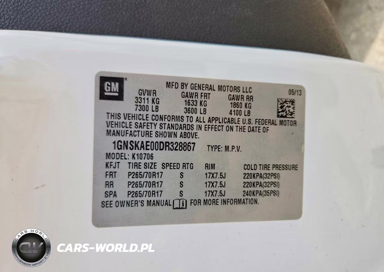 2013 Chevrolet Tahoe K1500 Ls VIN:1GNSKAE00DR328867 - 13