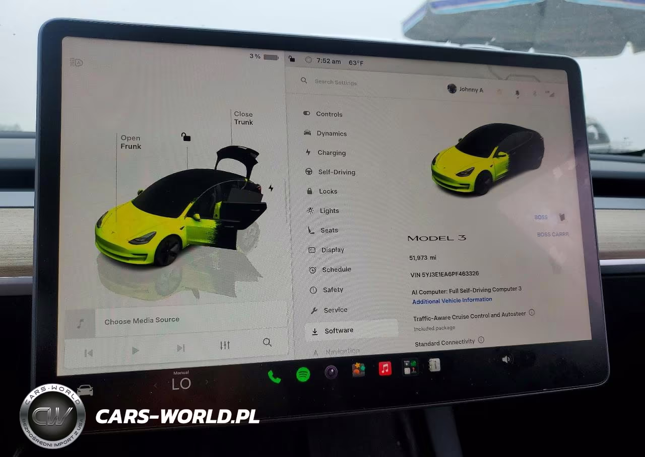 2023 Tesla Model 3 VIN:5YJ3E1EA6PF463326 - 9