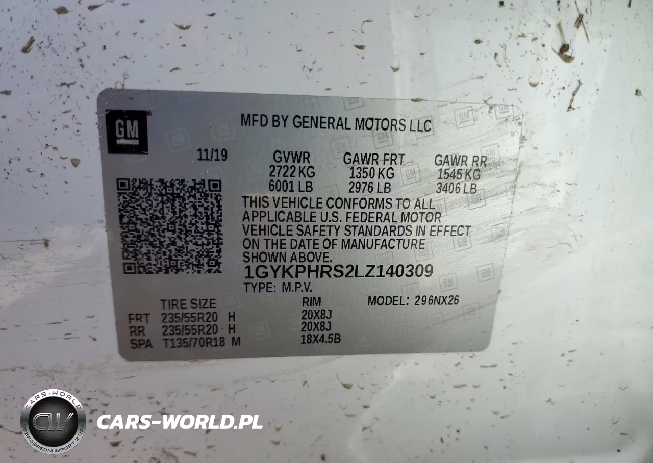 2020 Cadillac Xt6 Sport VIN:1GYKPHRS2LZ140309 - 14