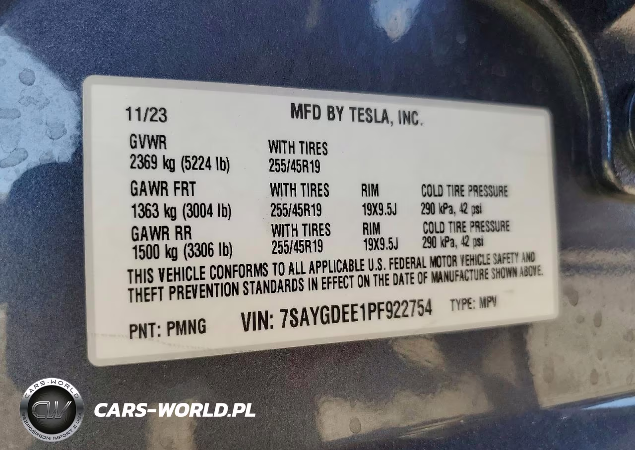 2023 Tesla Model Y VIN:7SAYGDEE1PF922754 - 14