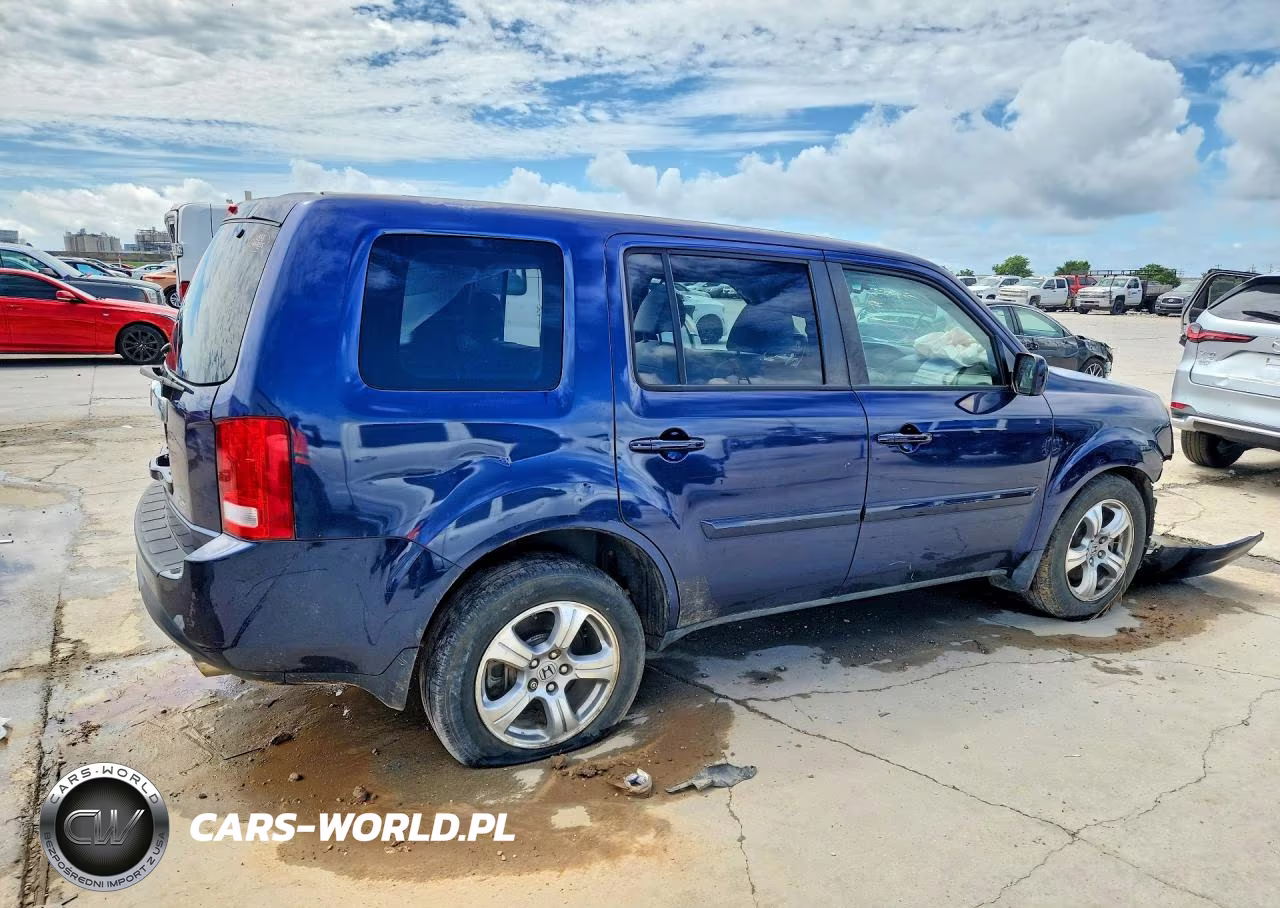 2013 Honda Pilot Ex VIN:5FNYF3H45DB018589 - 3