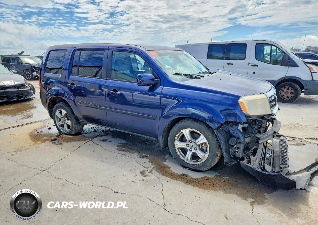 2013 Honda Pilot Ex VIN:5FNYF3H45DB018589 - 4