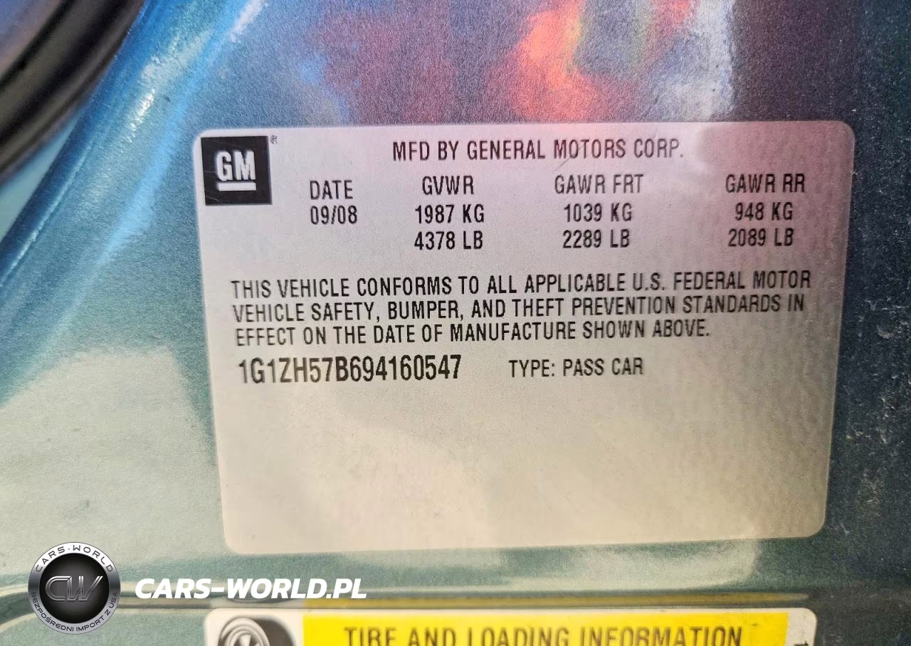 2009 Chevrolet Malibu 1Lt VIN:1G1ZH57B694160547 - 12