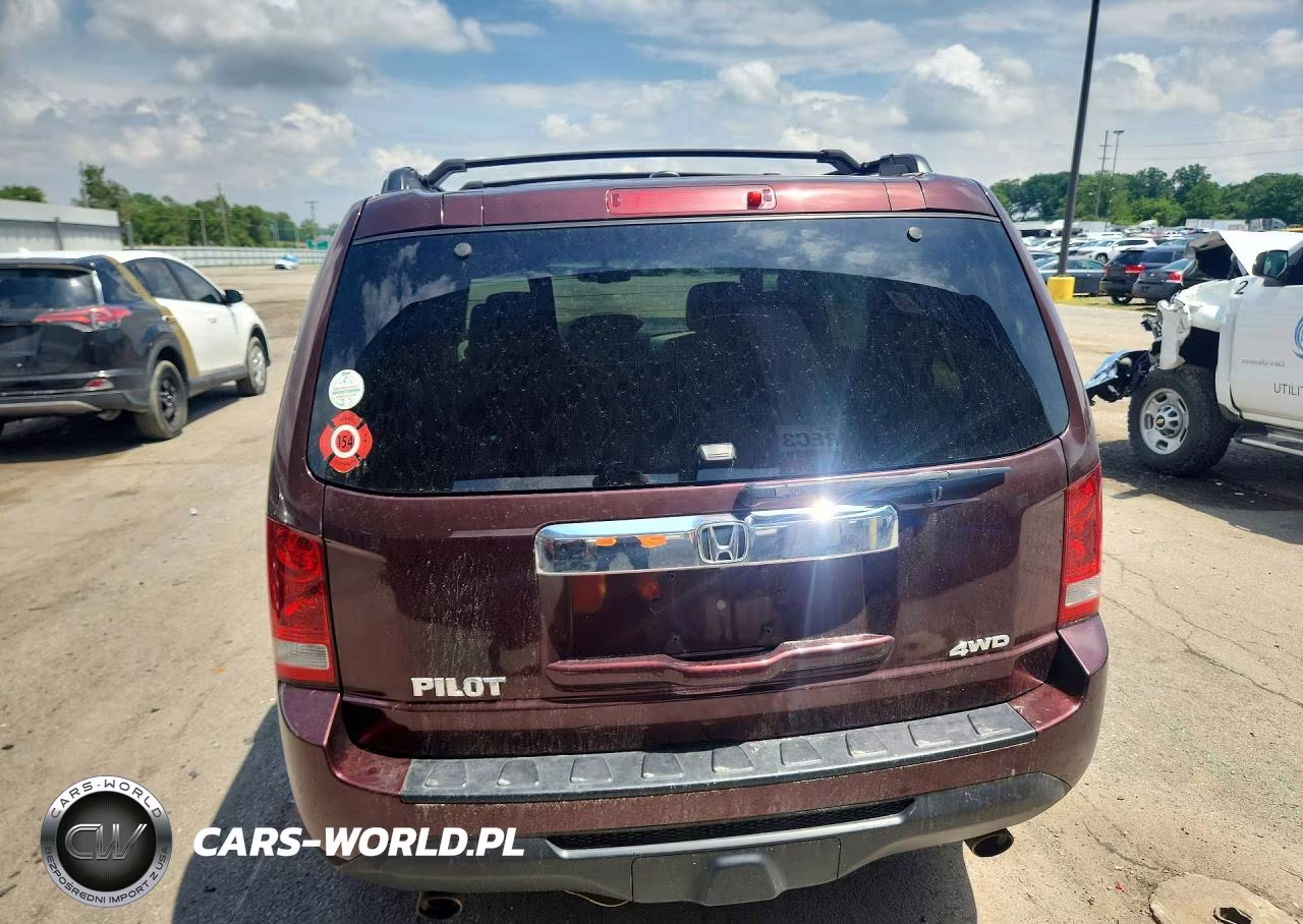 2012 Honda Pilot Exl VIN:5FNYF4H66CB074434 - 6