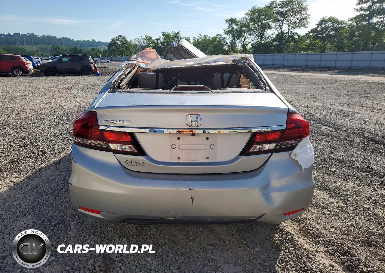 2015 Honda Civic Lx VIN:19XFB2F53FE279186 - 6