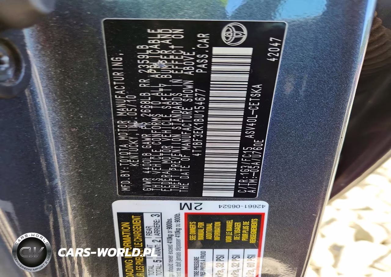 2011 Toyota Camry Se VIN:4T1BF3EK1BU154677 - 13