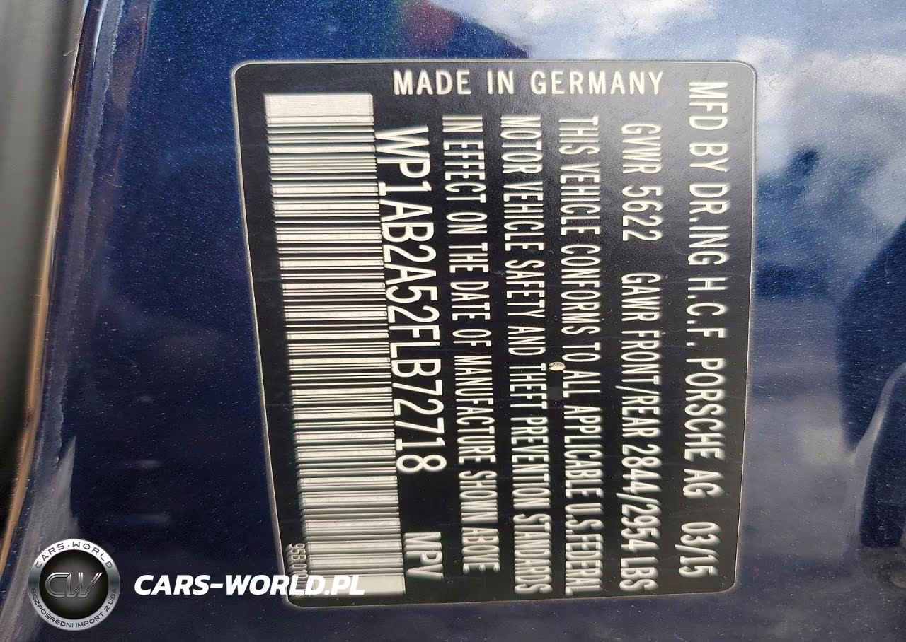 2015 Porsche Macan S VIN:WP1AB2A52FLB72718 - 12
