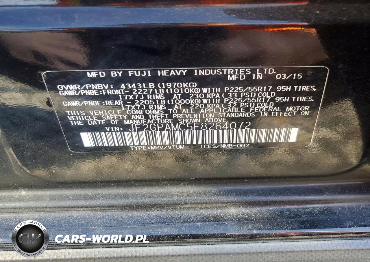 2015 Subaru Xv Crosstrek 2.0 Limited VIN:JF2GPAMC5F8264072 - 13