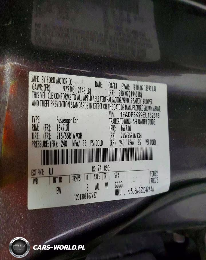 2014 Ford Focus Se VIN:1FADP3K29EL132618 - 12