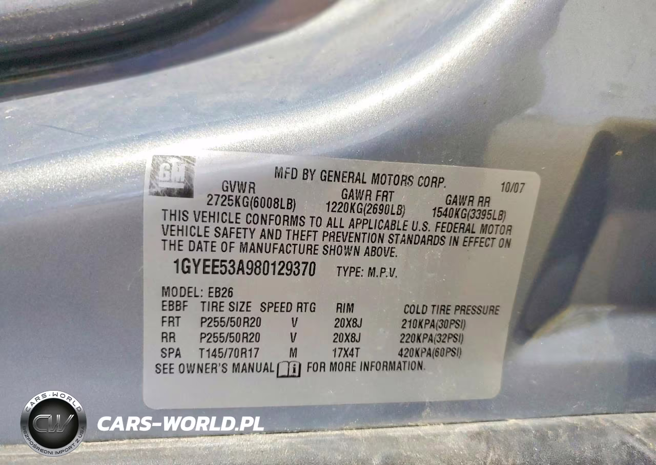 2008 Cadillac Srx VIN:1GYEE53A980129370 - 13
