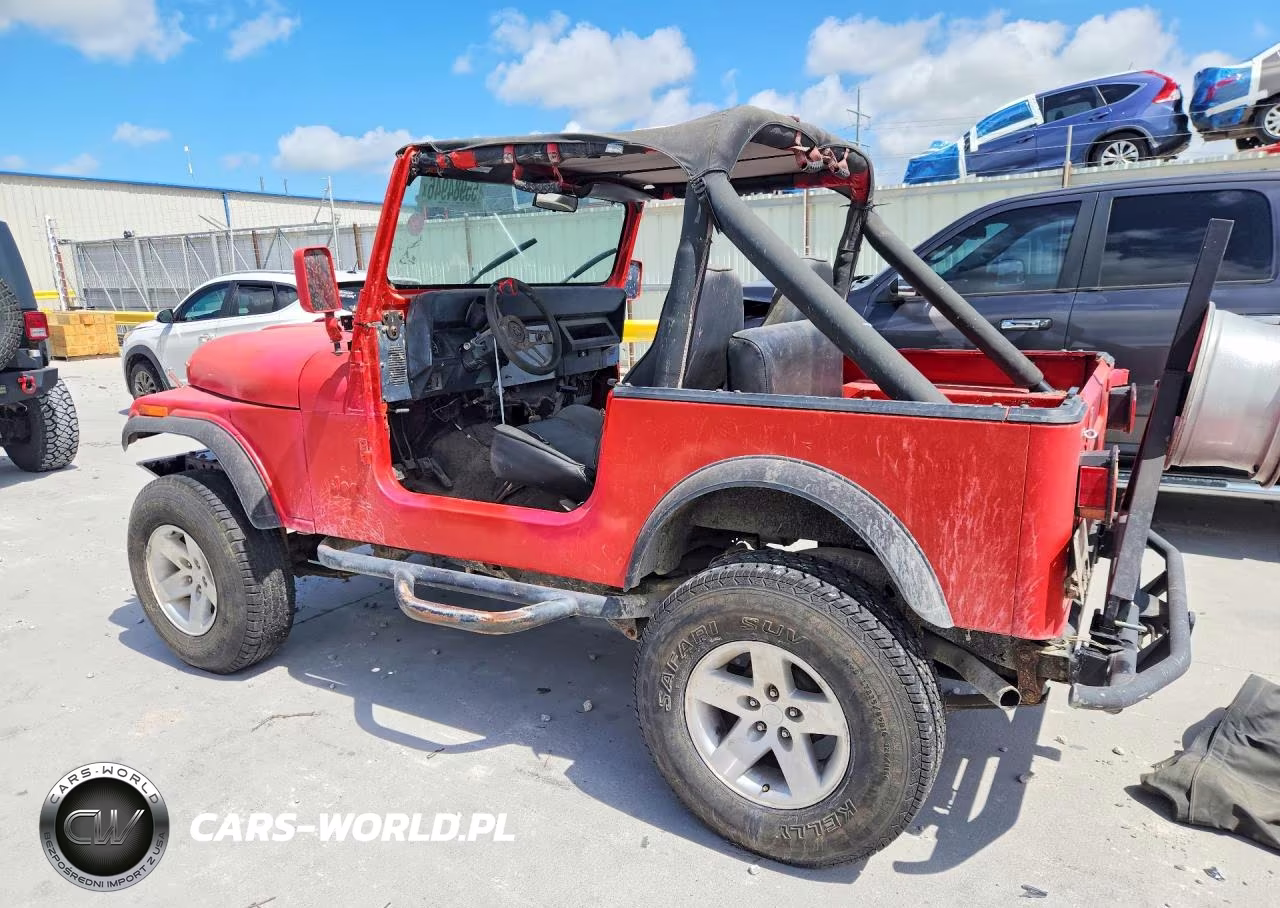 1987 Jeep Wrangler VIN:2BCCV8112HB542264 - 2