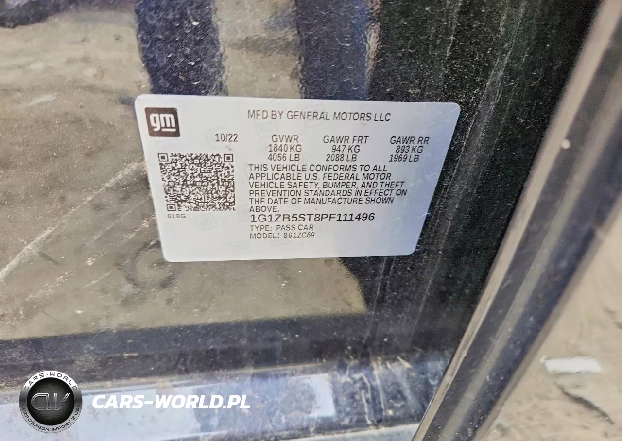 2023 Chevrolet Malibu Ls VIN:1G1ZB5ST8PF111496 - 12