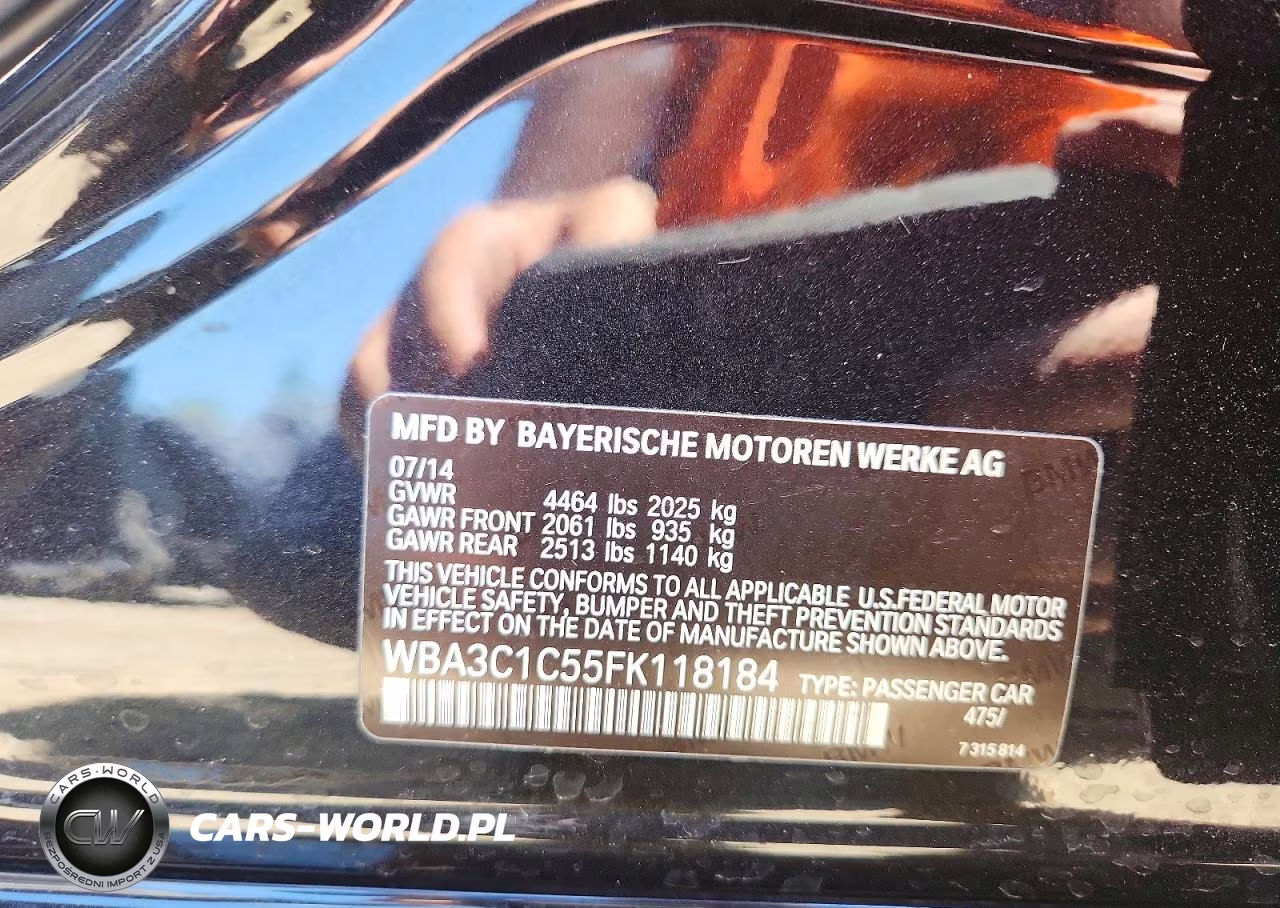 2015 BMW 328 I Sulev VIN:WBA3C1C55FK118184 - 12