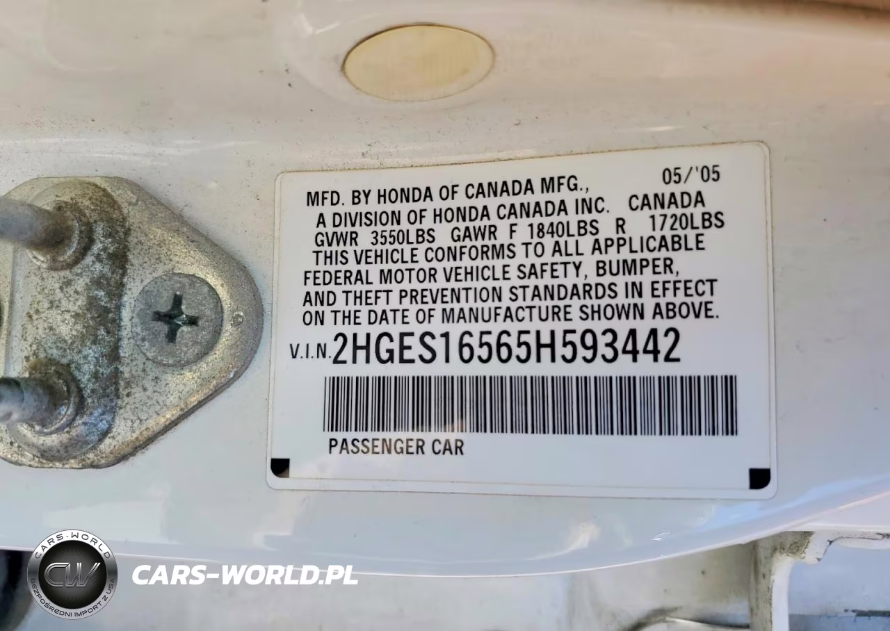 2005 Honda Civic Lx VIN:2HGES16565H593442 - 12