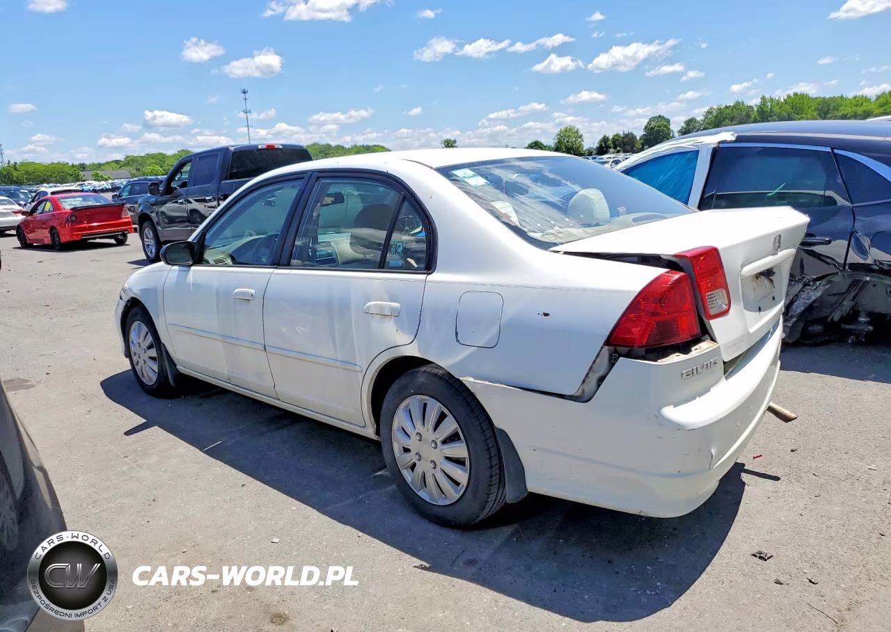 2005 Honda Civic Lx VIN:2HGES16565H593442 - 2