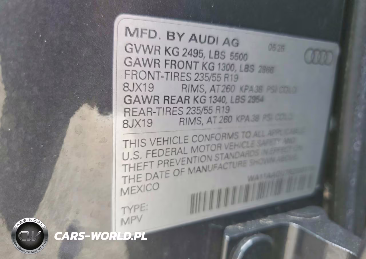 2025 Audi Q5 Premium VIN:WA11AAGU7S2030176 - 14