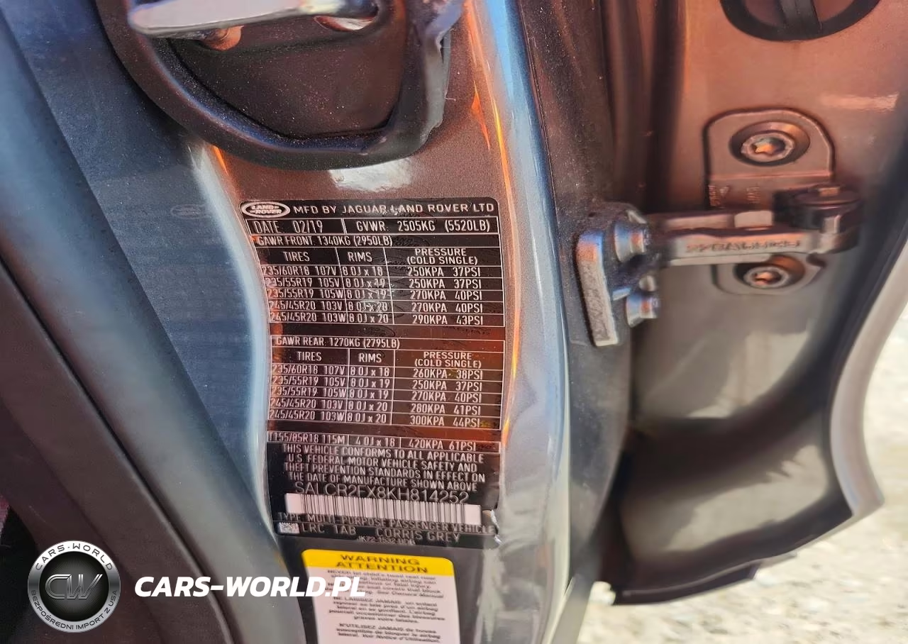 2019 Lndr Discovery Sport VIN:SALCR2FX8KH814252 - 13