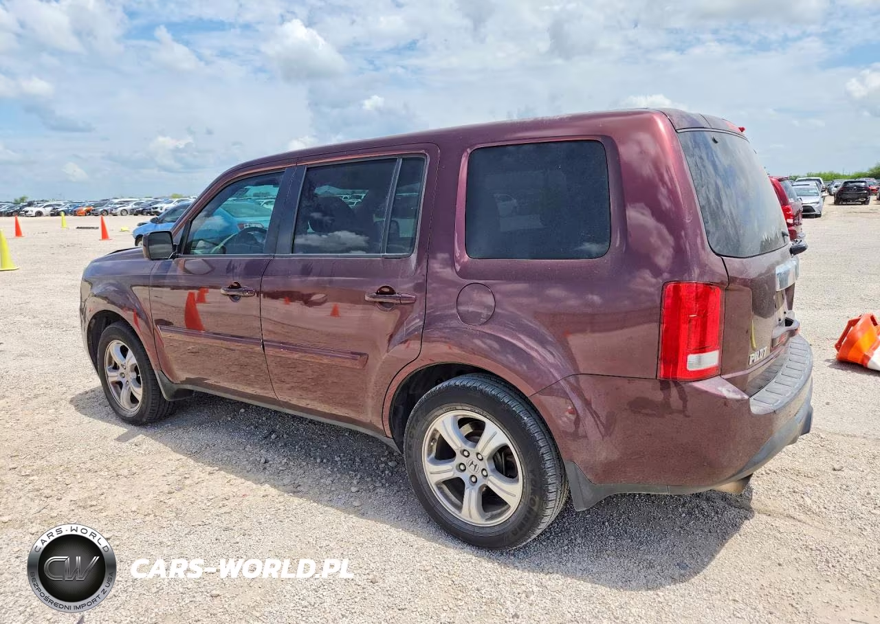 2013 Honda Pilot Exln VIN:5FNYF3H77DB024307 - 2