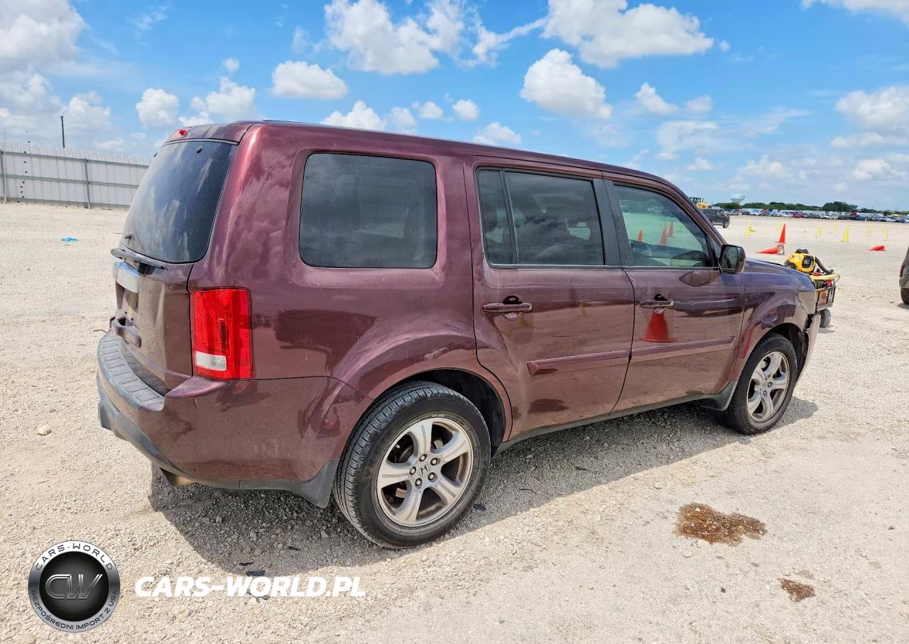2013 Honda Pilot Exln VIN:5FNYF3H77DB024307 - 3