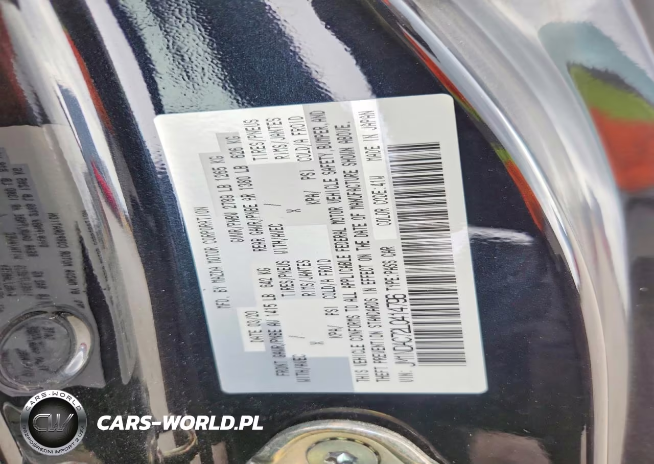 2020 Mazda Mx-5 Miata Club VIN:JM1NDAC72L0414796 - 12