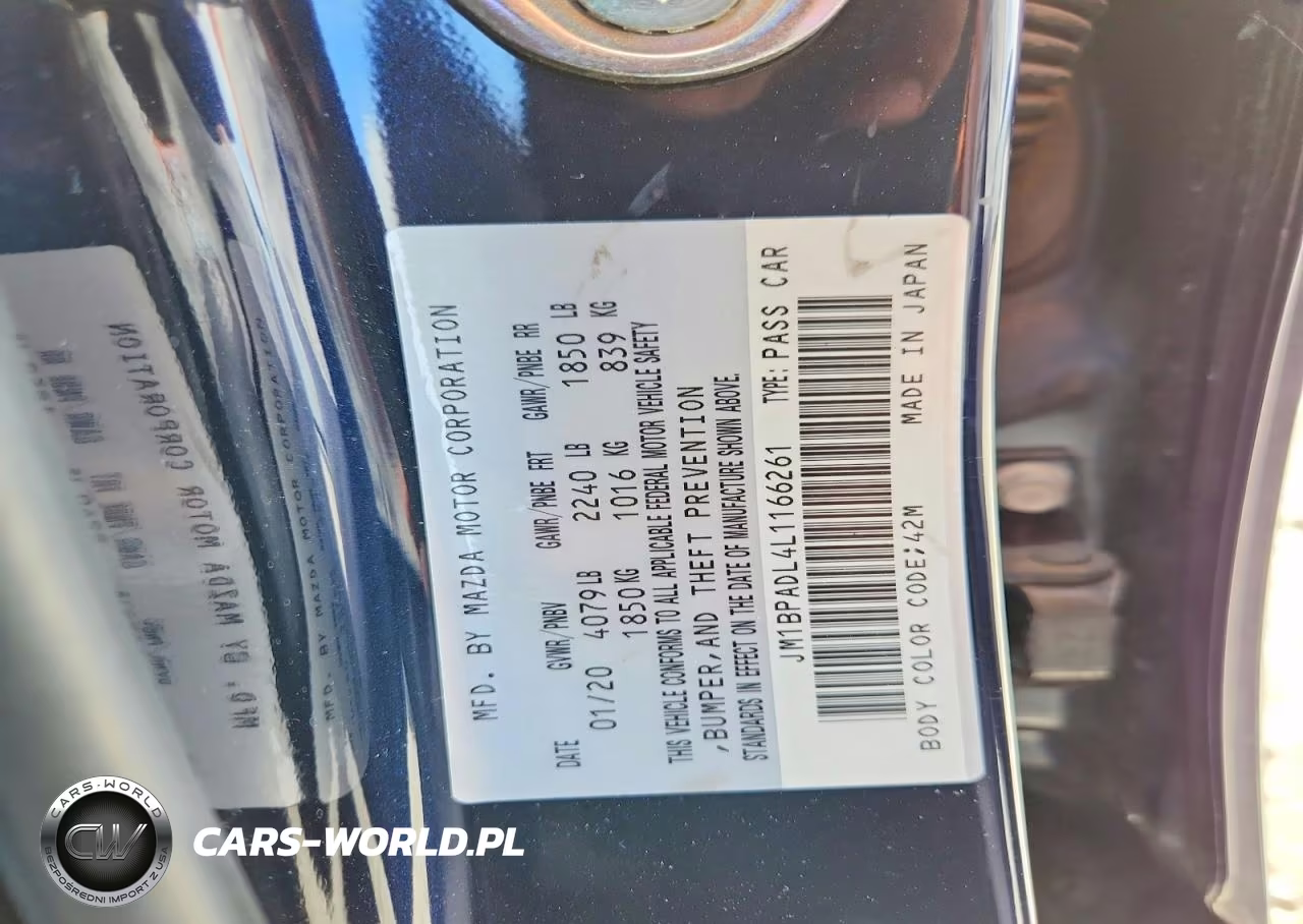 2020 Mazda 3 Preferred VIN:JM1BPADL4L1166261 - 12