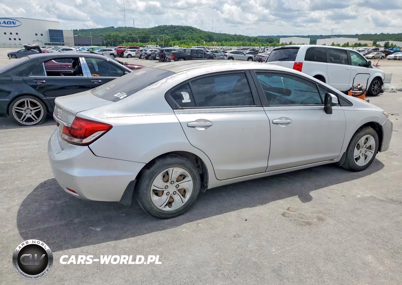 2013 Honda Civic Lx VIN:2HGFB2F59DH561674 - 3