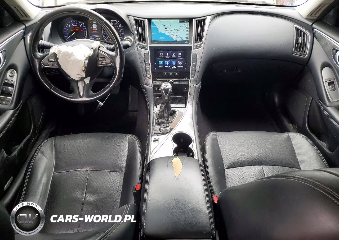2014 Infiniti Q50 Hybrid Premium VIN:JN1AV7AP0EM691401 - 8