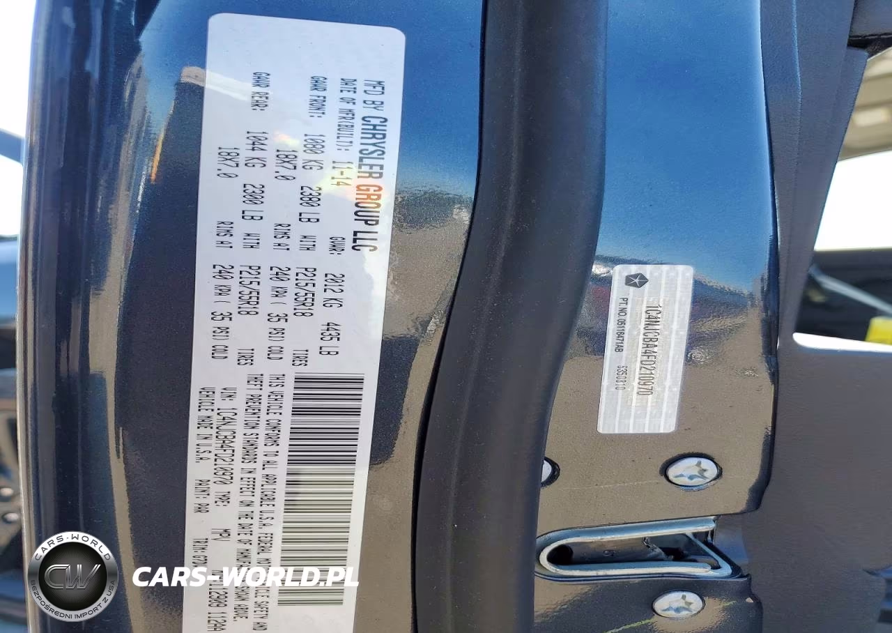 2015 Jeep Compass Sport VIN:1C4NJCBA4FD210970 - 13