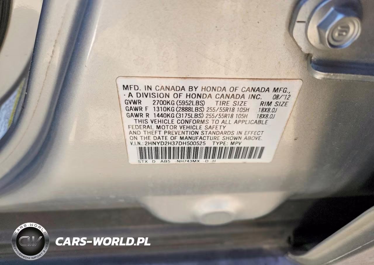 2013 Acura Mdx Technology VIN:2HNYD2H37DH500525 - 14