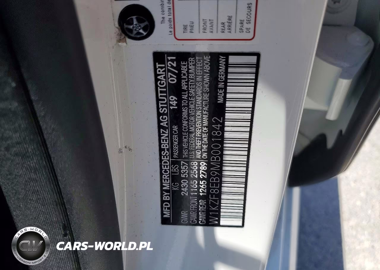 2021 Mercedes-Benz E 350 4Matic VIN:W1KZF8EB9MB001842 - 12