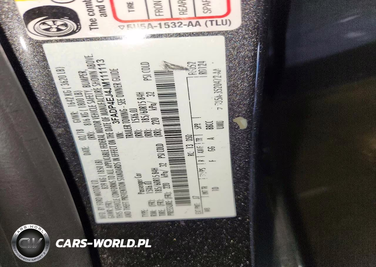 2018 Ford Fiesta Se VIN:3FADP4EJ4JM111113 - 12