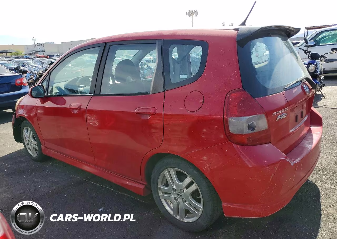 2008 Honda Fit Sport VIN:JHMGD38608S064924 - 2