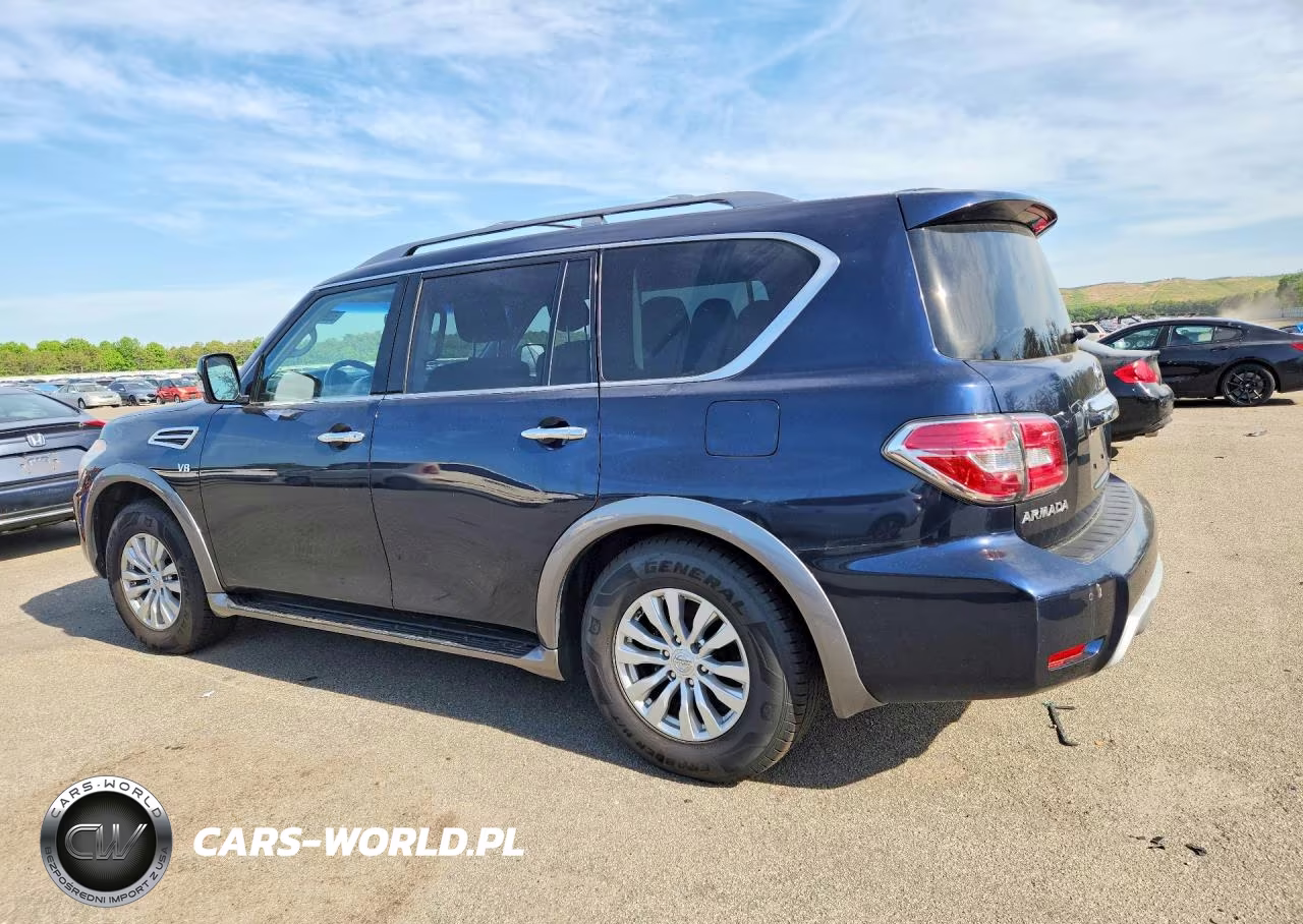 2017 Nissan Armada Sv VIN:JN8AY2NC1H9505214 - 2