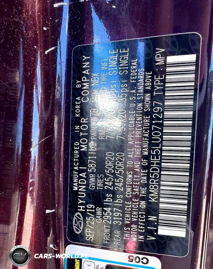 2020 Hyundai Palisade Limited VIN:KM8R5DHE5LU071297 - 10
