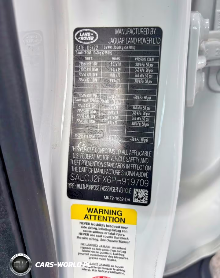2023 Land Rover Discovery Sport S VIN:SALCJ2FX6PH919709 - 10