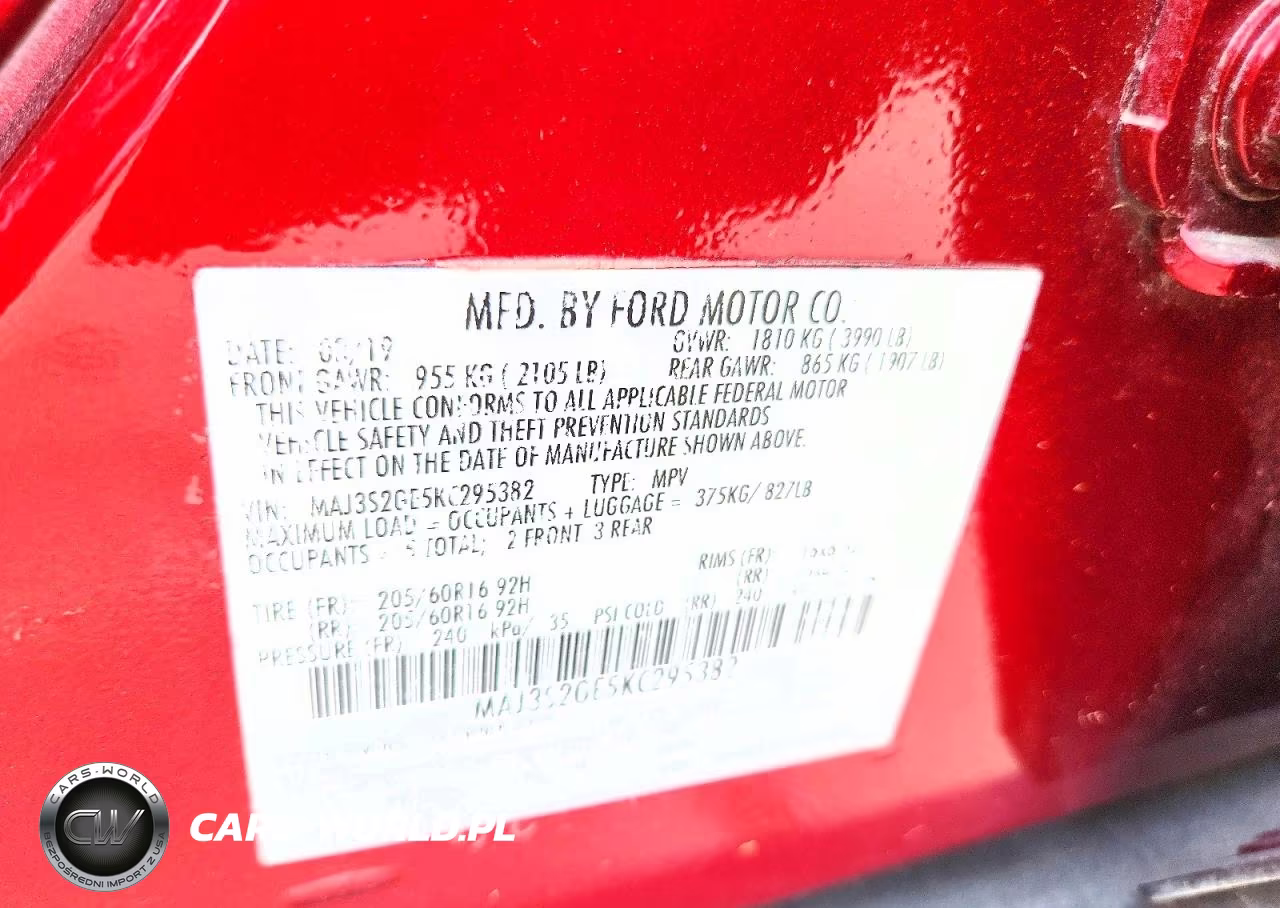 2019 Ford Ecosport Se VIN:MAJ3S2GE5KC295382 - 12