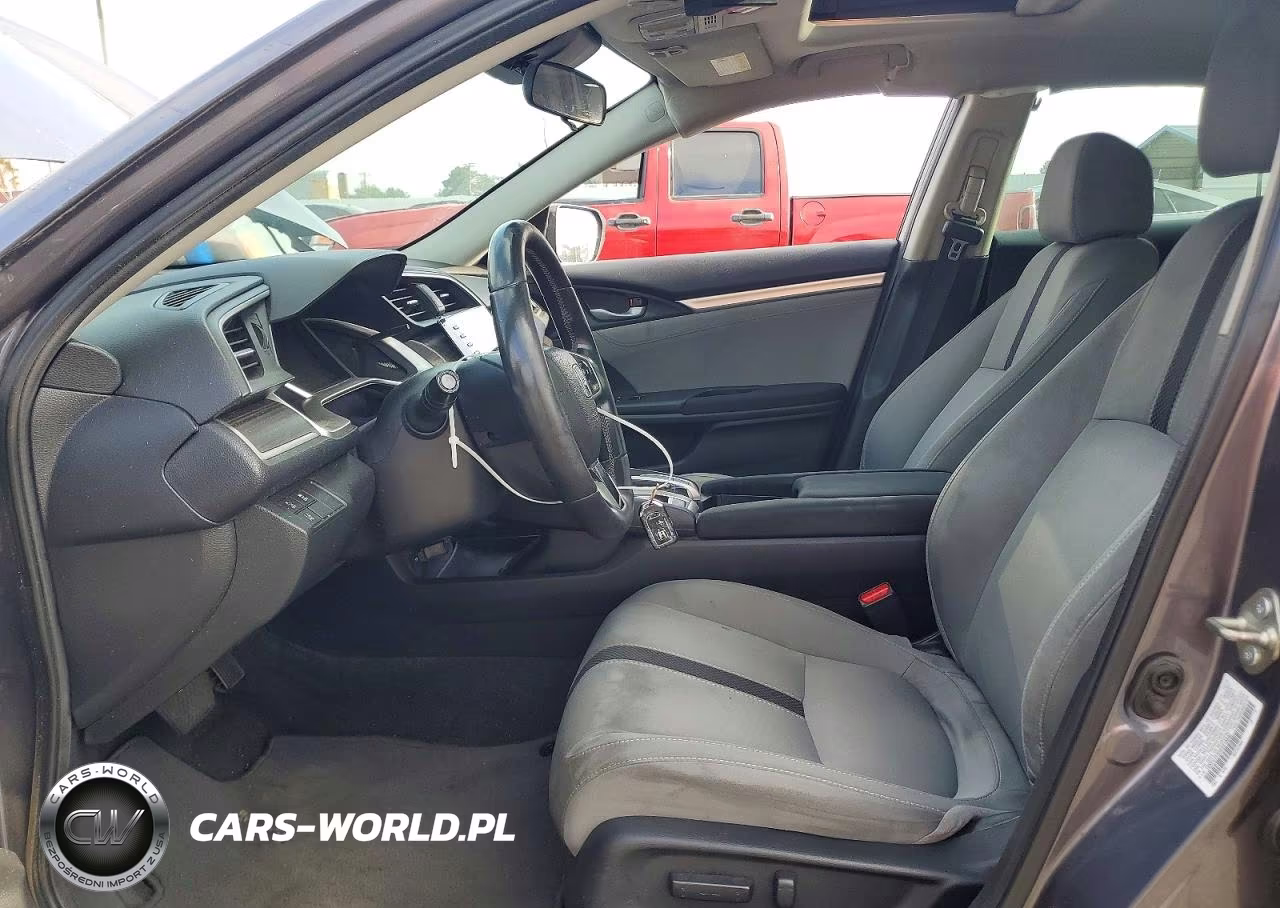 2019 Honda Civic Ex VIN:19XFC1F35KE018092 - 7