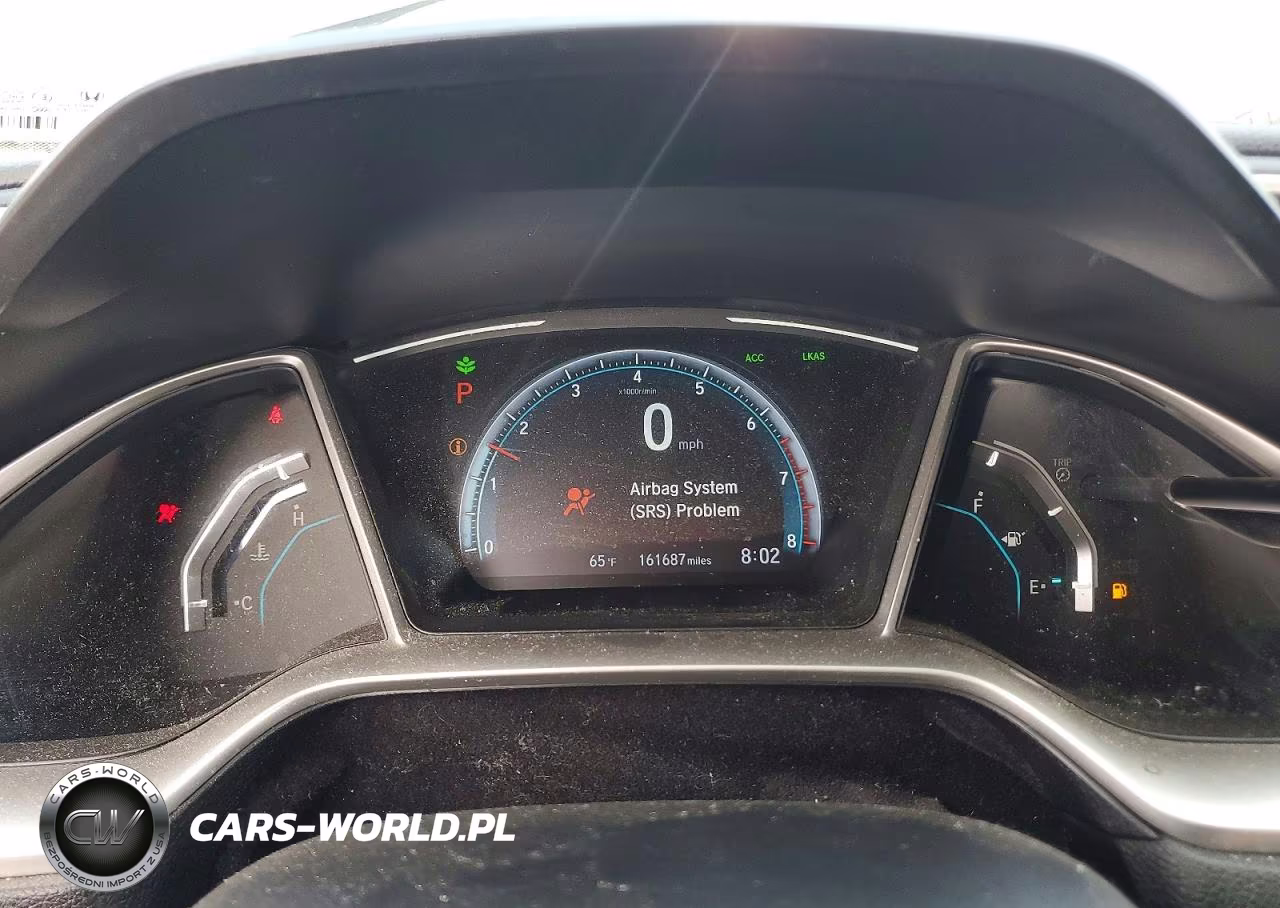 2019 Honda Civic Ex VIN:19XFC1F35KE018092 - 9