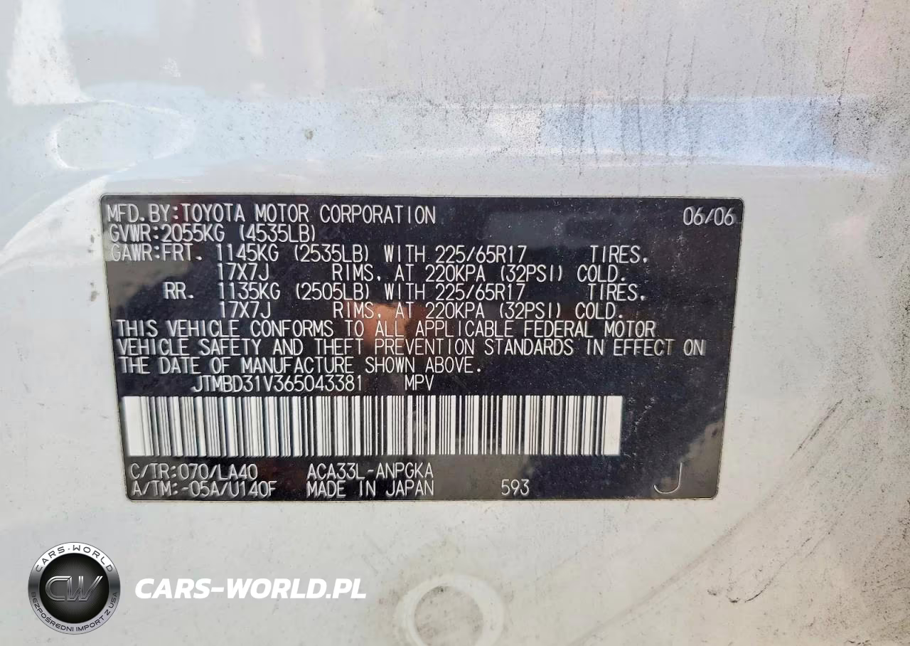 2006 Toyota Rav4 Limited VIN:JTMBD31V365043381 - 13