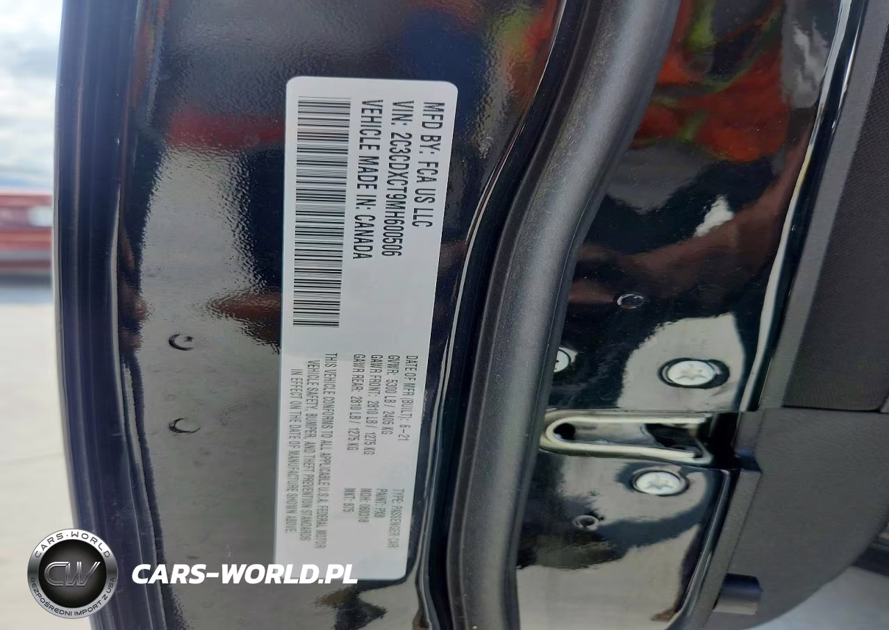 2021 Dodge Charger R VIN:2C3CDXCT9MH600506 - 13