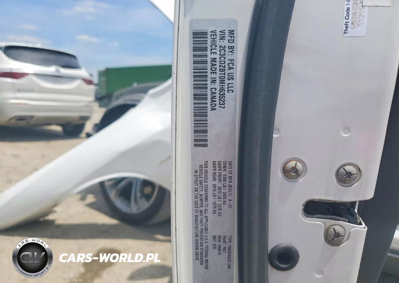 2021 Dodge Challenger R VIN:2C3CDZBT0MH635237 - 13