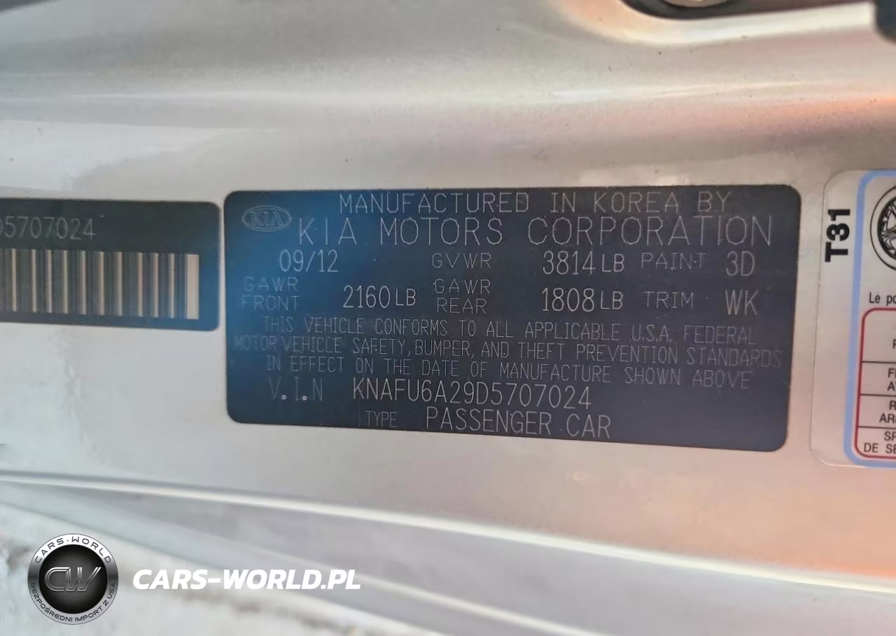 2013 Kia Forte Ex VIN:KNAFU6A29D5707024 - 12
