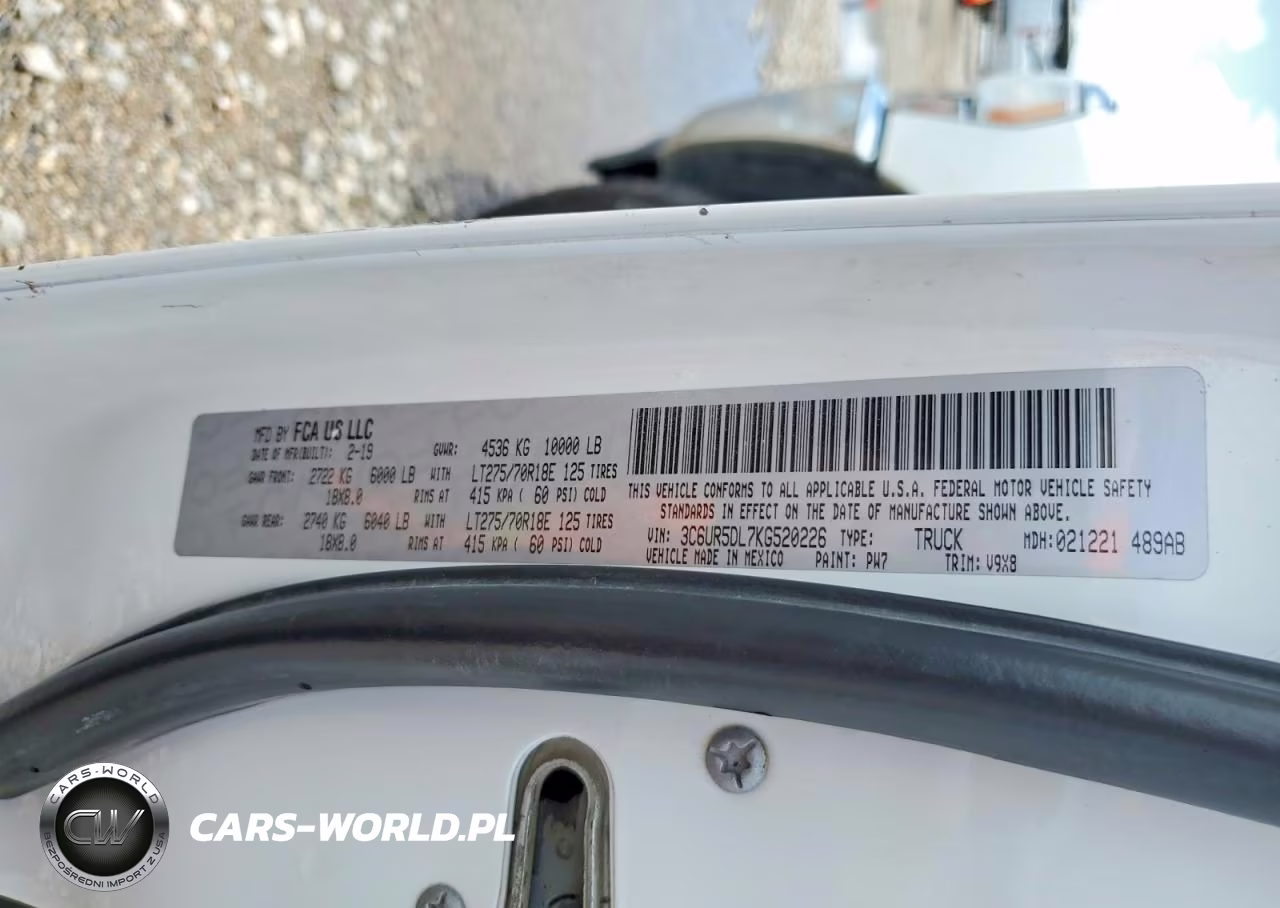 2019 Ram 2500 Big Horn VIN:3C6UR5DL7KG520226 - 12