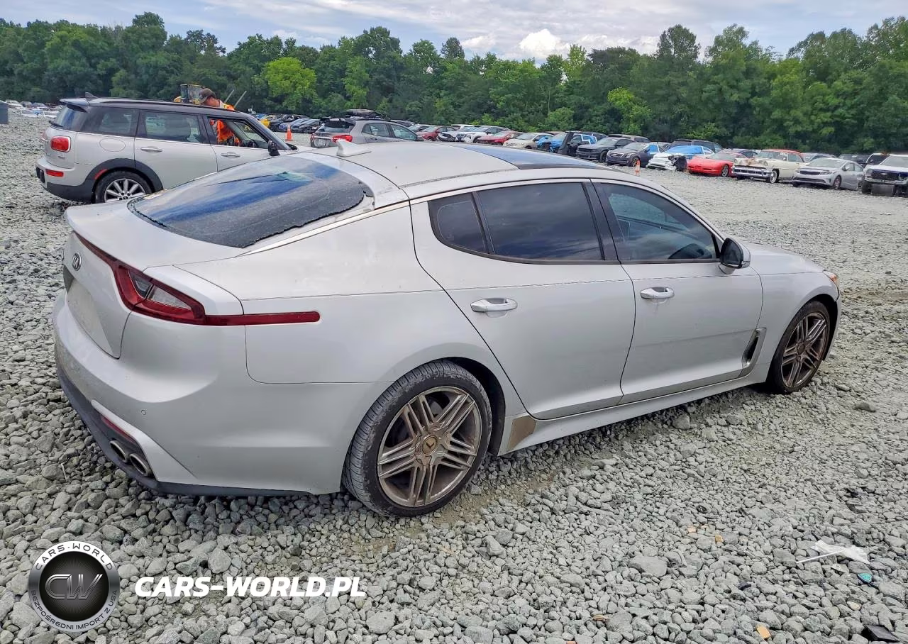 2018 Kia Stinger Premium VIN:KNAE25LA6J6015292 - 3
