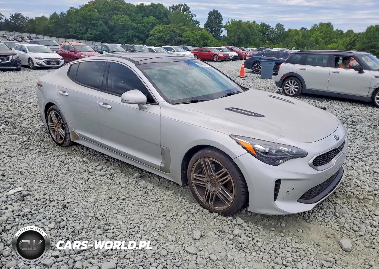 2018 Kia Stinger Premium VIN:KNAE25LA6J6015292 - 4