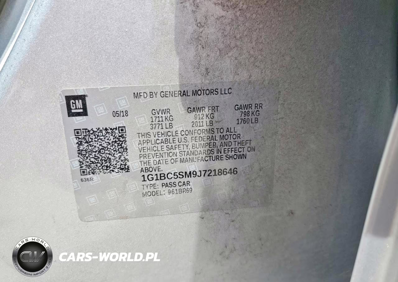 2018 Chevrolet Cruze Ls VIN:1G1BC5SM9J7218646 - 12