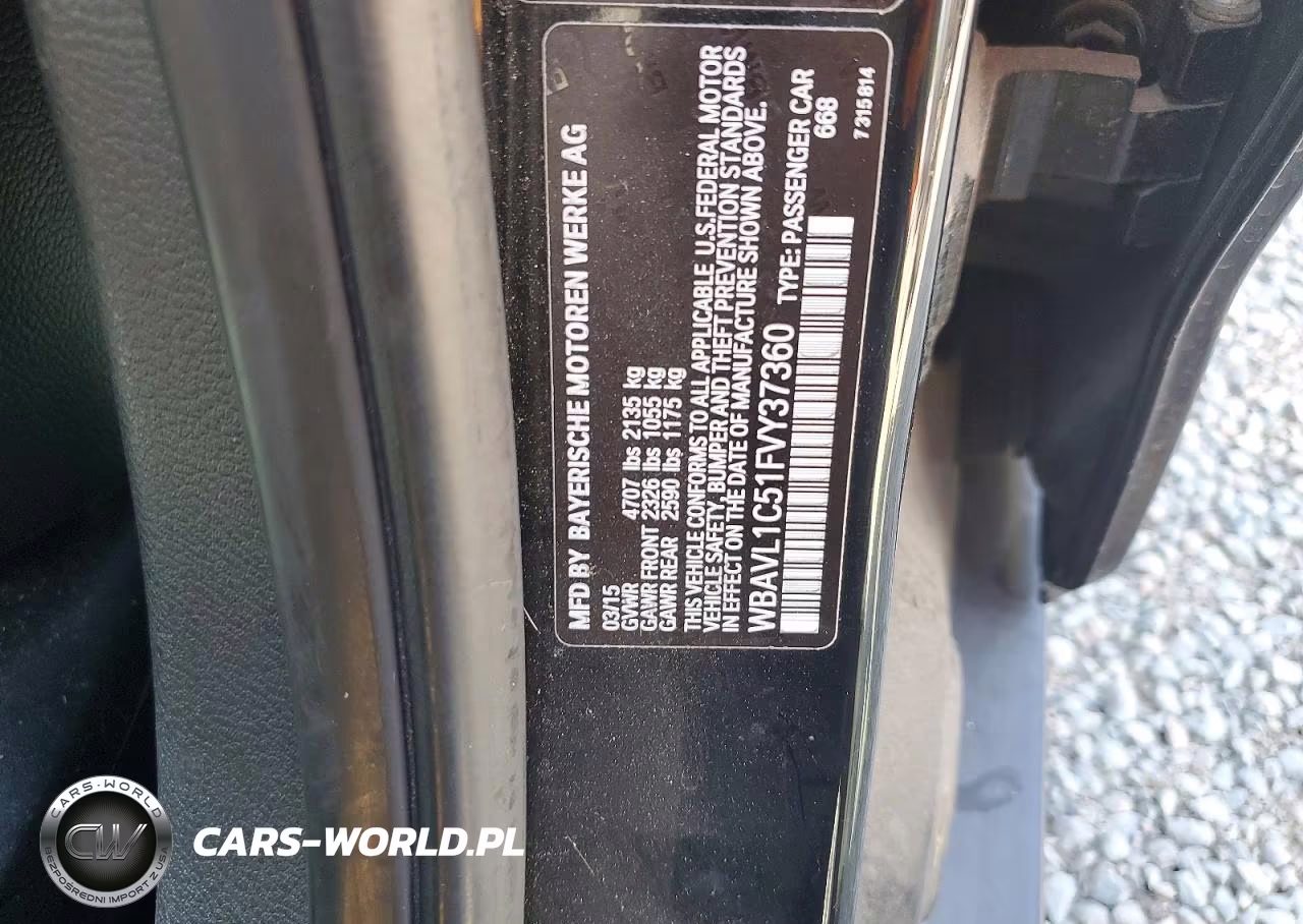 2015 BMW X1 xDrive28I VIN:WBAVL1C51FVY37360 - 13